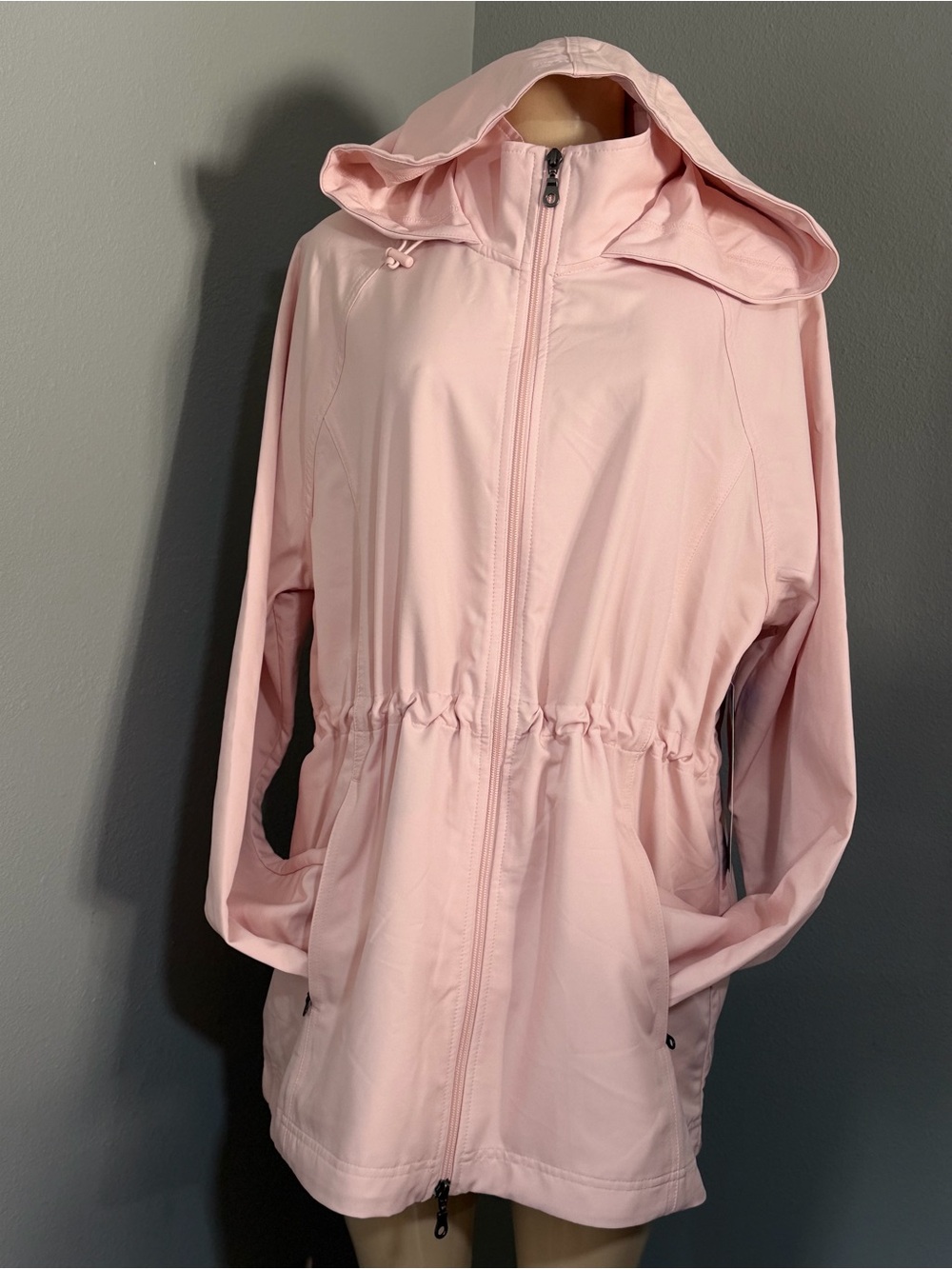 Kirkland Signature Pale Pink Hooded Utility Jacket